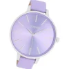 Oozoo Damen Armbanduhr Timepieces Analog Leder lila UOC11072