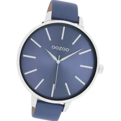 Oozoo Damen Armbanduhr Timepieces Analog Leder dunkelblau UOC11074
