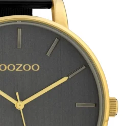 Oozoo Damen Armbanduhr Timepieces Analog Metall schwarz UOC10233