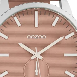 Oozoo Damen Armbanduhr Timepieces Analog Leder rosa UOC10331