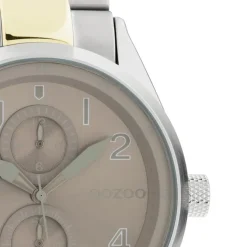 Oozoo Damen Armbanduhr Timepieces Analog Metall silber gold UOC10632