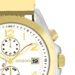Oozoo Damen Armbanduhr Timepieces Analog Metall gold UOC10730