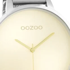 Oozoo Damen Armbanduhr Timepieces Analog Metall silber UOC10862