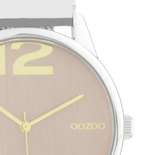 Oozoo Damen Armbanduhr Timepieces Analog Metall silber UOC10865