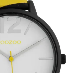 Oozoo Damen Armbanduhr Timepieces Analog Leder gelb schwarz UOC10211