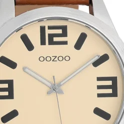 Oozoo Damen Armbanduhr Timepieces Analog Leder braun UOC1052A