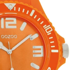 Oozoo Damen Armbanduhr Timepieces Analog Silikon orange UOC4333A