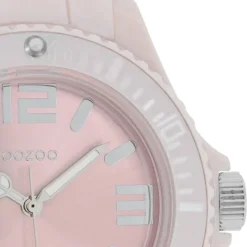 Oozoo Damen Armbanduhr Timepieces Analog Silikon rosa UOC4345A