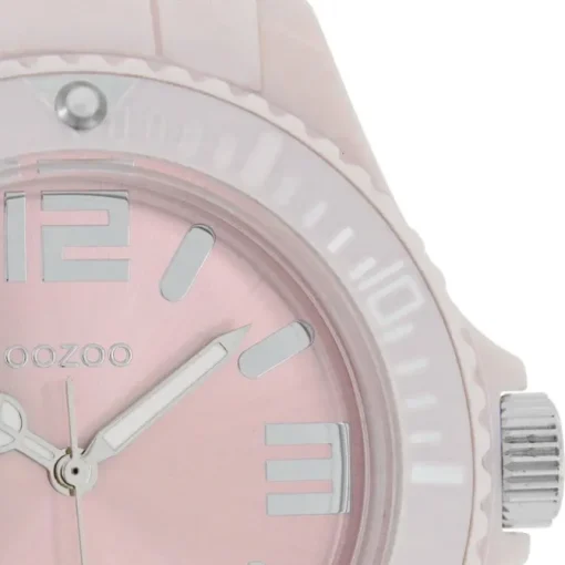 Oozoo Damen Armbanduhr Timepieces Analog Silikon rosa UOC4345A