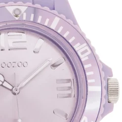 Oozoo Damen Armbanduhr Timepieces Analog Silikon lila UOC4346A