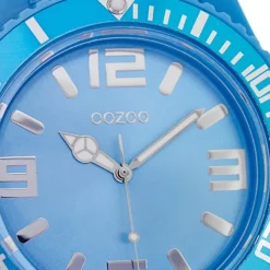Oozoo Damen Armbanduhr Timepieces Analog Silikon blau UOC4655A