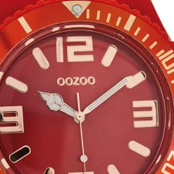 Oozoo Damen Armbanduhr Timepieces Analog Silikon rot UOC5030A