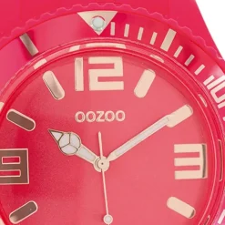Oozoo Damen Armbanduhr Timepieces Analog Silikon pink UOC5035A