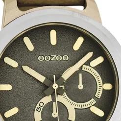 Oozoo Damen Armbanduhr Timepieces Analog Leder grün UOC6205A