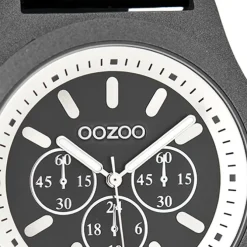 Oozoo Damen Armbanduhr Timepieces Analog Leder schwarz UOC6514A
