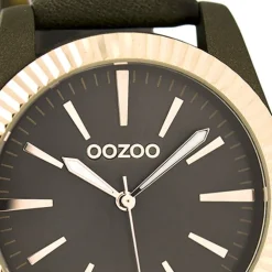 Oozoo Damen Armbanduhr Timepieces Analog Leder schwarz UOC6518A