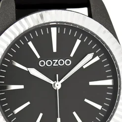 Oozoo Damen Armbanduhr Timepieces Analog Leder schwarz UOC6519A