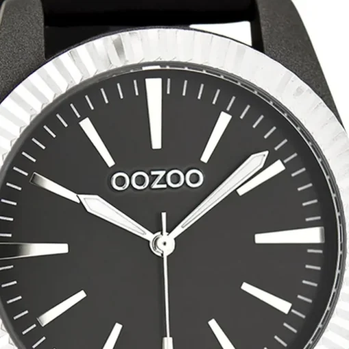 Oozoo Damen Armbanduhr Timepieces Analog Leder schwarz UOC6519A
