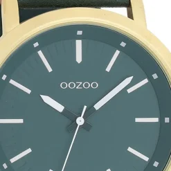 Oozoo Damen Armbanduhr Timepieces Analog Leder grün UOC8252A