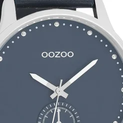 Oozoo Damen Armbanduhr Timepieces Analog Leder dunkelblau UOC9008A