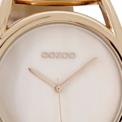 Oozoo Damen Armbanduhr Timepieces Analog Leder rosa UOC9166A