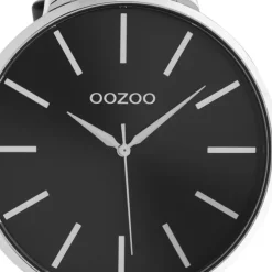 Oozoo Damen Armbanduhr Timepieces C10714 Analog Leder schwarz UOC10714