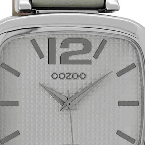 Oozoo Damen Armbanduhr Timepieces Analog Leder grau UOC9180A