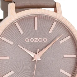 Oozoo Damen Armbanduhr Timepieces Analog Leder beige UOC9197A