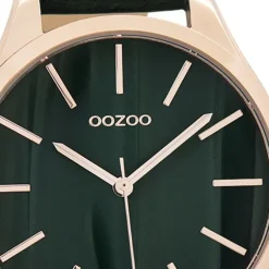 Oozoo Damen Armbanduhr Timepieces Analog Leder schwarz UOC9503A