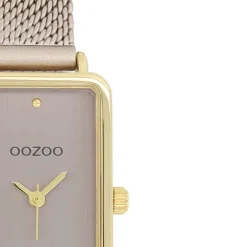 Oozoo Damen Armbanduhr Timepieces Analog Metallband taupe braun UOC11534