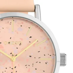 Oozoo Damen Armbanduhr Timepieces Analog Leder rosa UOC10410