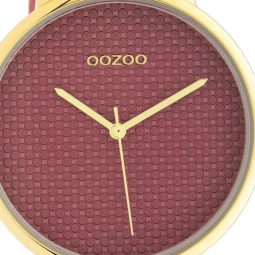 Oozoo Damen Armbanduhr Timepieces C10591 Analog Leder rosa UOC10591