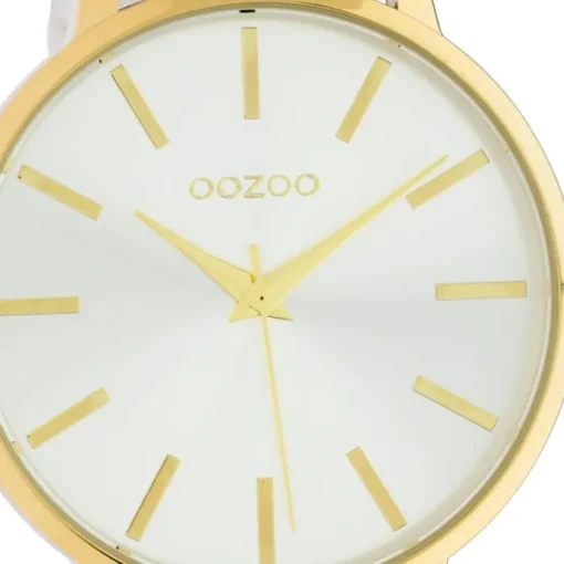 Oozoo Damen Armbanduhr Timepieces C10611 Analog Leder weiß UOC10611