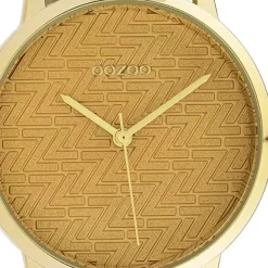 Oozoo Damen Armbanduhr Timepieces C10557 Analog Edelstahl gold UOC10557