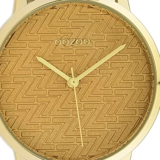 Oozoo Damen Armbanduhr Timepieces C10557 Analog Edelstahl gold UOC10557