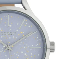 Oozoo Damen Armbanduhr Timepieces C10089 Analog Leder blau UOC10089