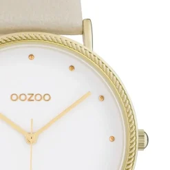 Oozoo Damen Armbanduhr Timepieces Analog Leder hellbraun UOC10416