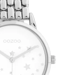 Oozoo Damen Armbanduhr Timepieces C11025 Analog Edelstahl silber UOC11025