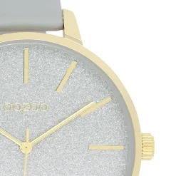 Oozoo Damen Armbanduhr Timepieces C11031 Analog Leder grau UOC11031