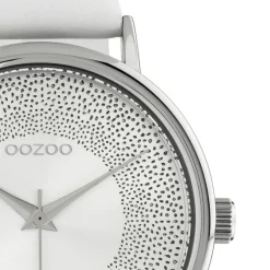 Oozoo Damen Armbanduhr Timepieces C10575 Analog Leder weiß UOC10575