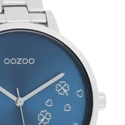 Oozoo Damen Armbanduhr Timepieces Analog Edelstahl silber UOC11121