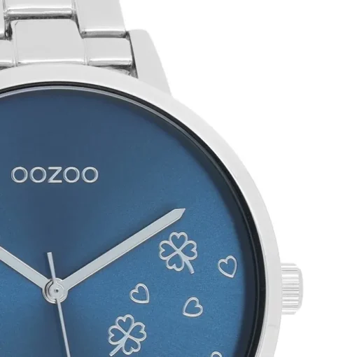 Oozoo Damen Armbanduhr Timepieces Analog Edelstahl silber UOC11121