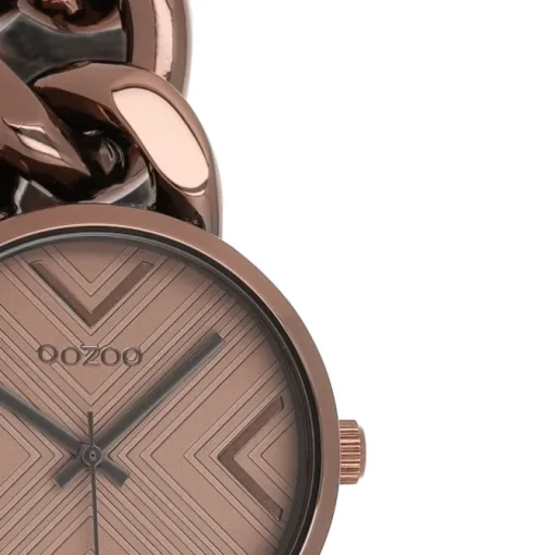 Oozoo Damen Armbanduhr Timepieces Analog Edelstahl bronze UOC11129
