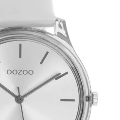 Oozoo Damen Armbanduhr Timepieces Analog Leder grau UOC11137