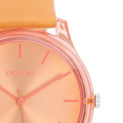 Oozoo Damen Armbanduhr Timepieces Analog Leder mango UOC11141