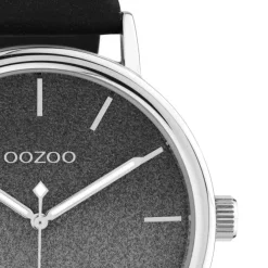 Oozoo Damen Armbanduhr Timepieces C10939 Analog Leder schwarz UOC10939