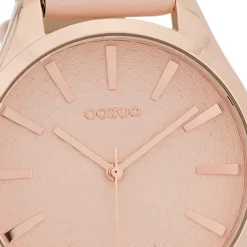 Oozoo Damen Armbanduhr Timepieces Analog Leder rosa UOC9686A