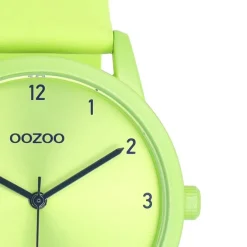Oozoo Damen Armbanduhr Timepieces Analog Leder grün UOC11165