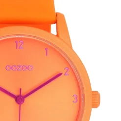Oozoo Damen Armbanduhr Timepieces Analog Leder orange UOC11171
