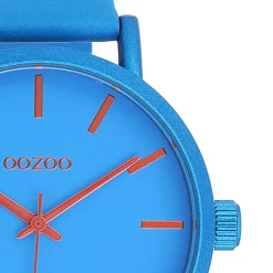 Oozoo Damen Armbanduhr Timepieces Analog Leder blau UOC11175